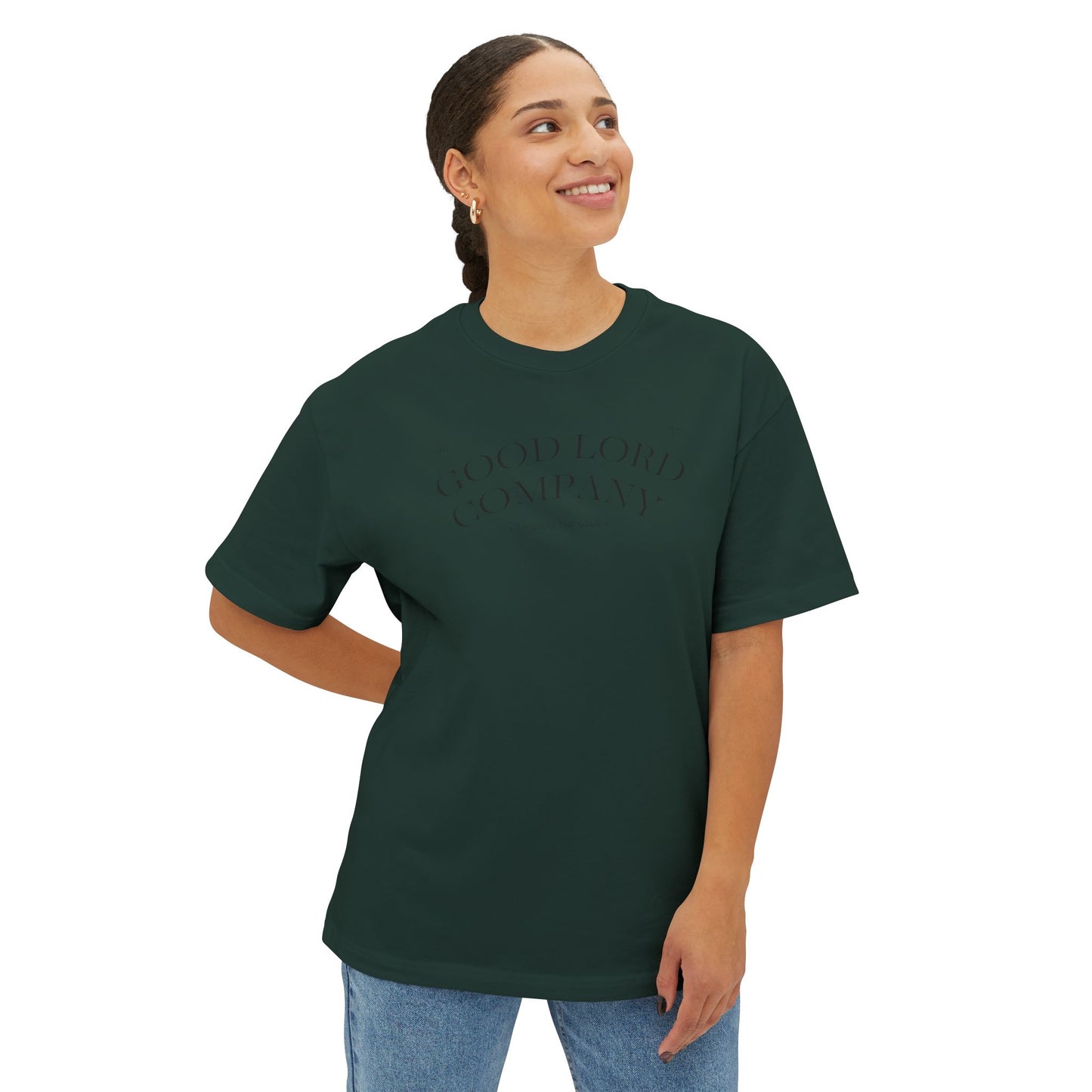 Good Lord Company Oversized Tee | Exclaim the Name Boxy Shirt