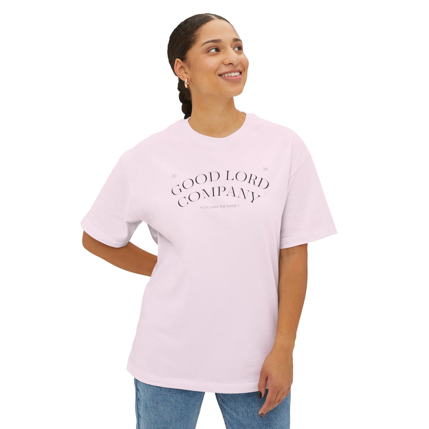 Good Lord Company Oversized Tee | Exclaim the Name Boxy Shirt