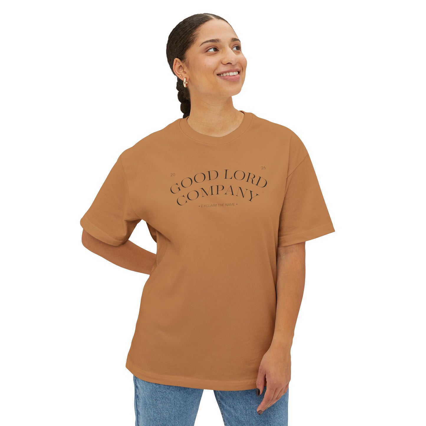 Good Lord Company Oversized Tee | Exclaim the Name Boxy Shirt
