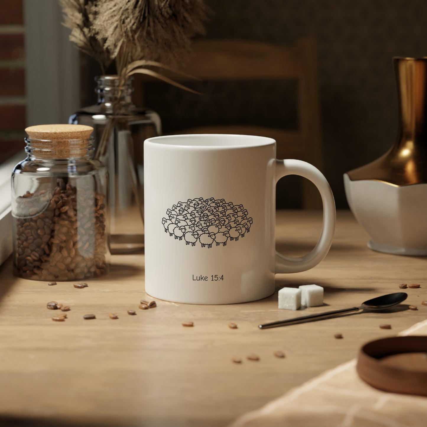 Lost Sheep Mug | The One & The Ninety-Nine | 20oz Ceramic Coffee Mug