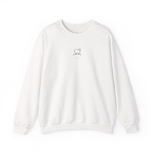 Good Lord “The One & The Ninety-Nine” Crewneck | Minimal Lost Sheep Design
