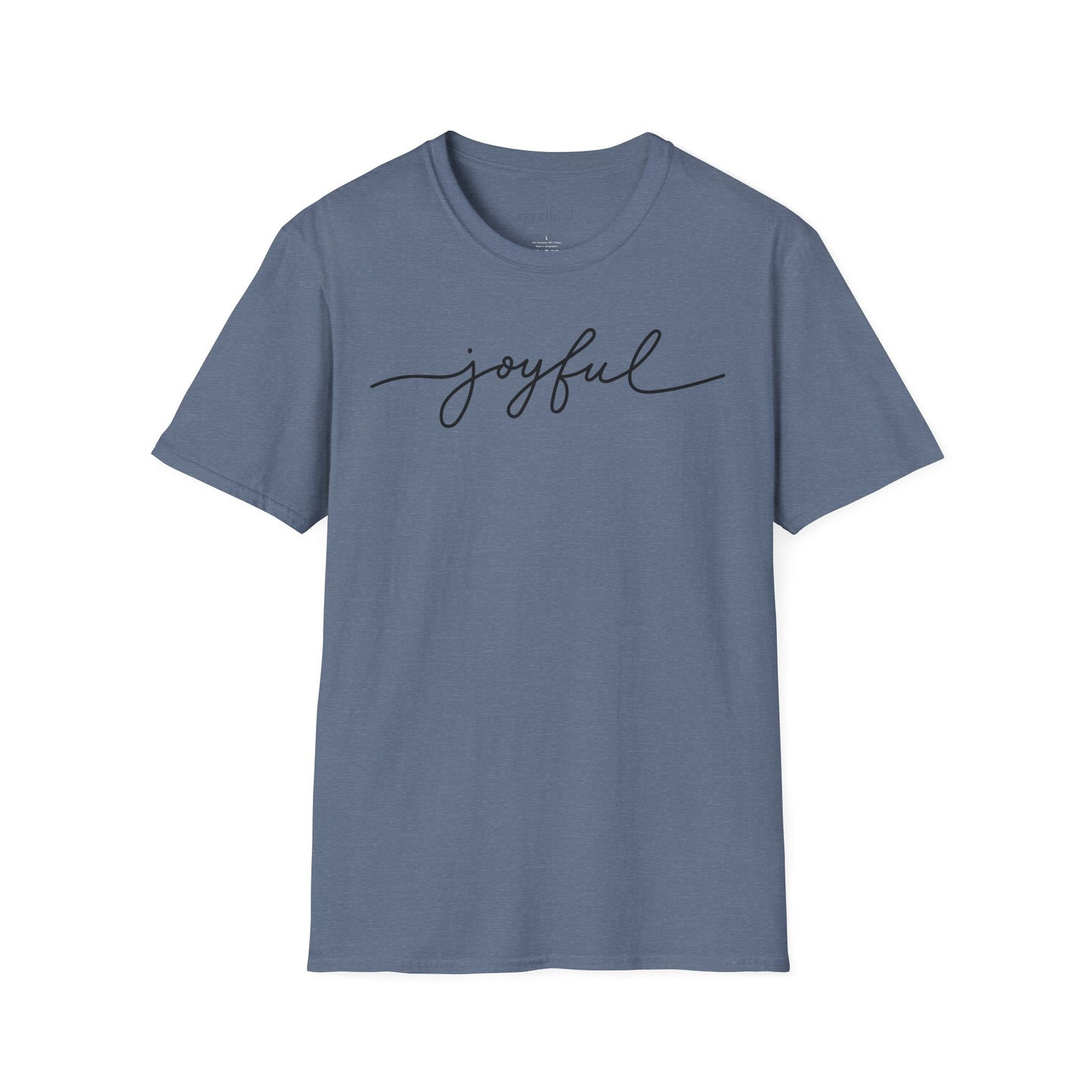 Joyful Script Tee | Minimal Faith-Inspired T-Shirt